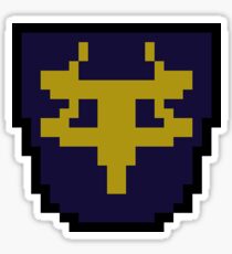pixel blazon Sticker
