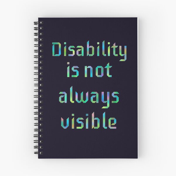 Item preview, Disability is not Always Visible  designed and sold by Amanda1775.