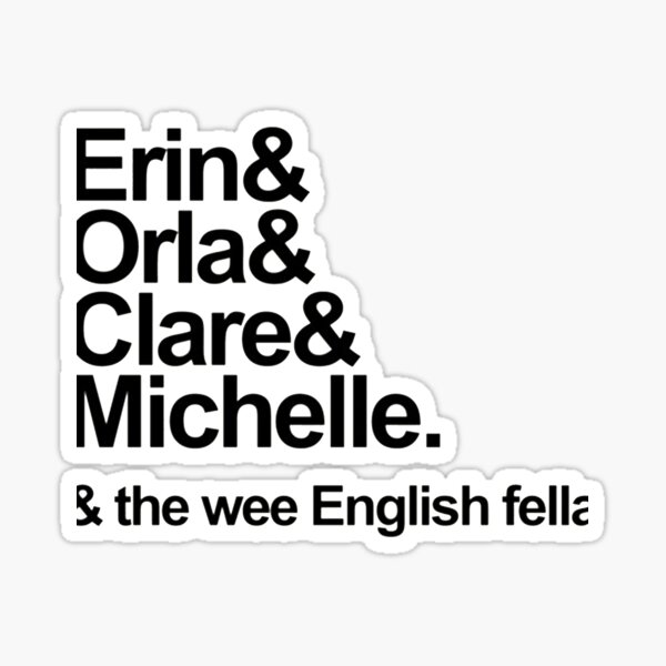 Vista previa del artículo con la obra «Texto de las chicas de Derry», diseñado y vendido por NildaJanet.