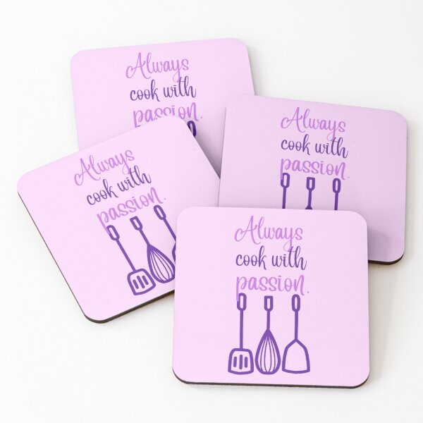 Item preview, always cook with passion  designed and sold by Pratyush1111.