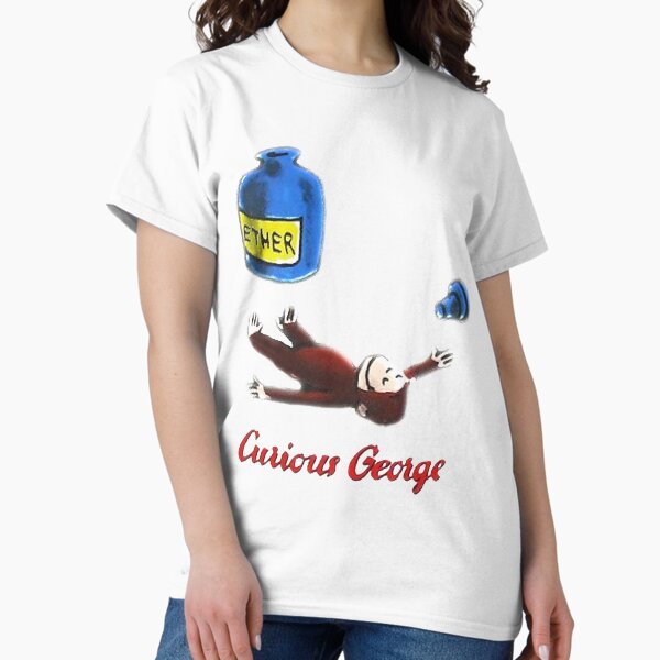 Aperçu de l'œuvre Le curieux George respire dans la chemise Ether créée et vendue par FrancesDenise.