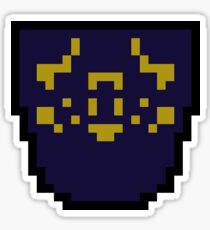 pixel blazon Sticker