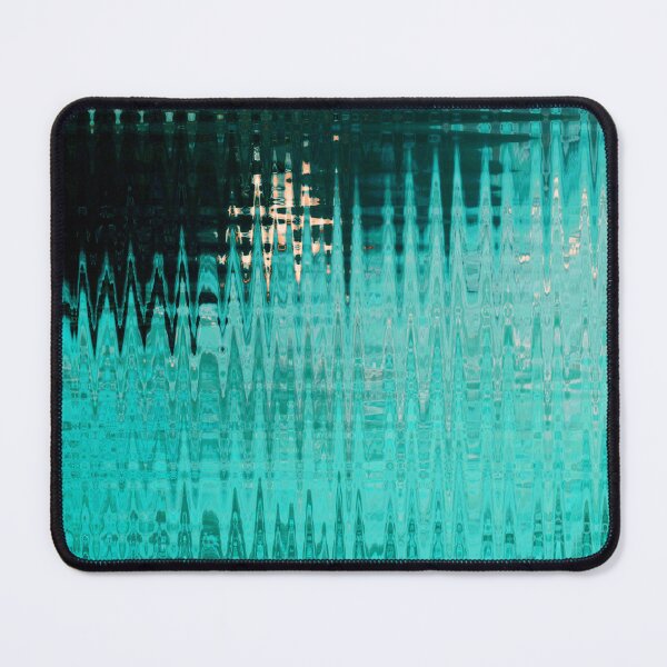 Item preview, Coastal Abstract Ocean Ripples Seagull Rocks in Light Teal Shades Water Aesthetic Reflection 1 of 4 designed and sold by Beachy.