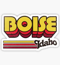 Boise, ID | City Stripes Sticker