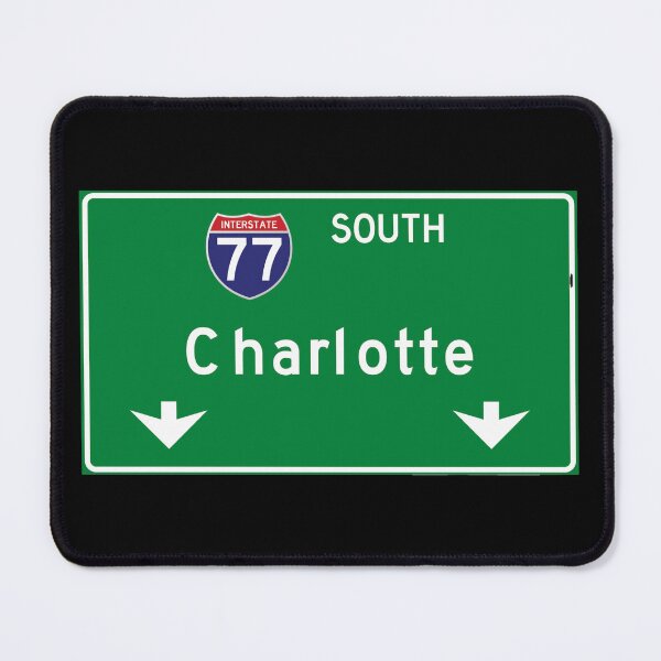 Item preview, Charlotte Interstate 77 Highway Sign designed and sold by Cityscape-Guy.