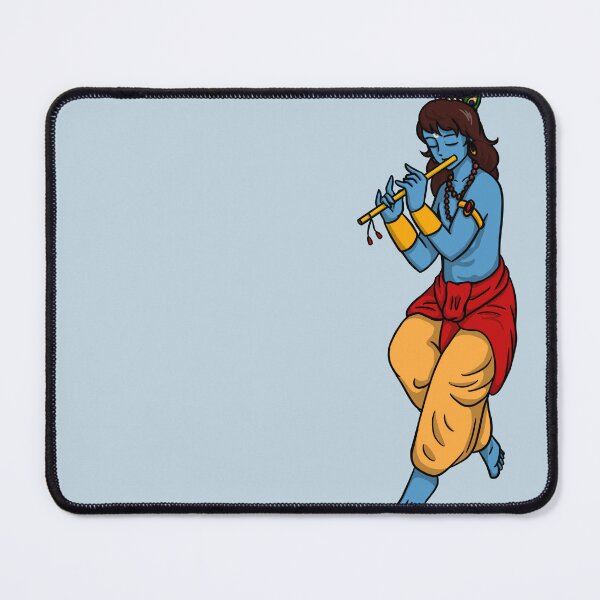 Item preview, Janmashtami krishna with flute in anime style designed and sold by HeatherPhn.