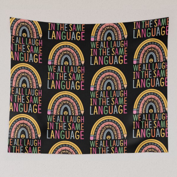 Item preview, ESL Teachers We All Laugh In The Same Language designed and sold by GravitiTees.