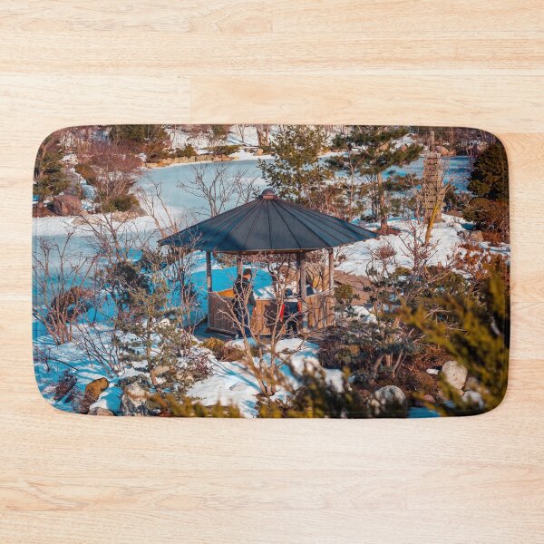 Item preview, Iced over japanese garden in Grand Rapids Michigan designed and sold by Michael Deemer.
