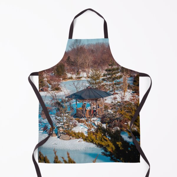 Item preview, Iced over japanese garden in Grand Rapids Michigan designed and sold by Michael Deemer.