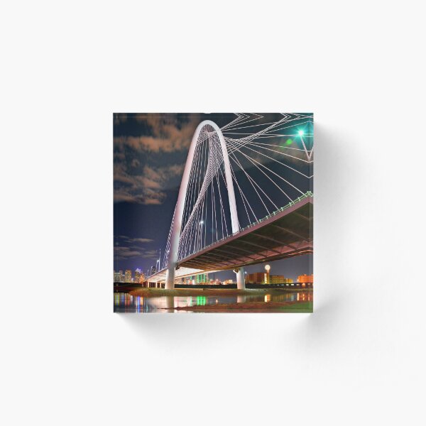 Lone Star Across the Bridge Acrylic Block