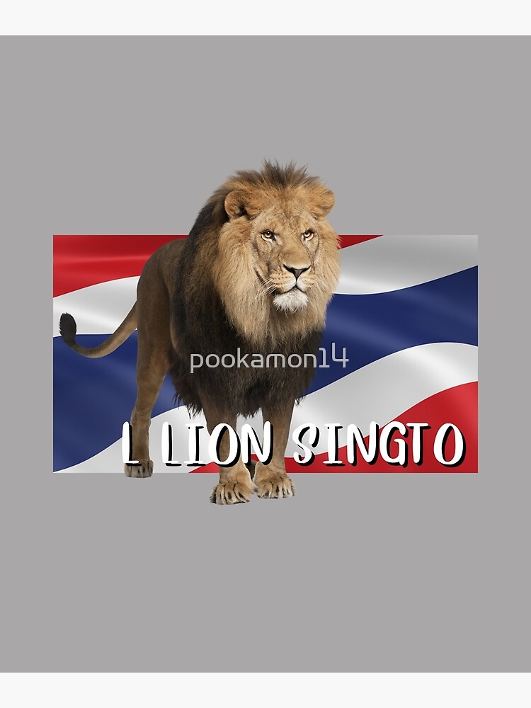 "L lion singto, english alphabet to thai translation " Poster for Sale