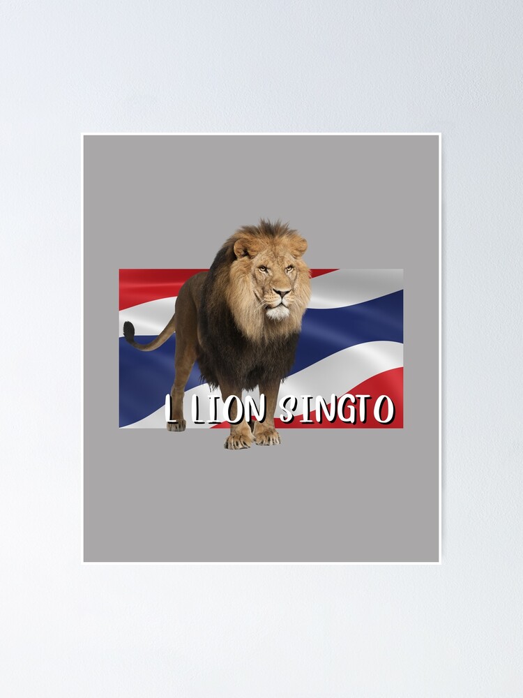 "L lion singto, english alphabet to thai translation " Poster for Sale