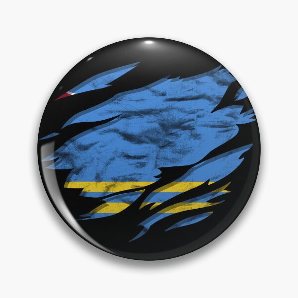 Item preview, Ripped Rip Open Aruba Flag Palm designed and sold by rafaeltto.
