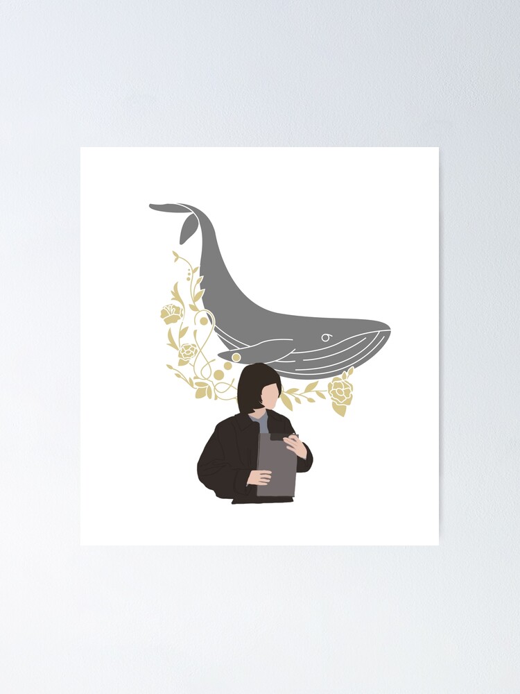 "Extraordinary Attorney Woo Yong Woo & whale" Poster for Sale by