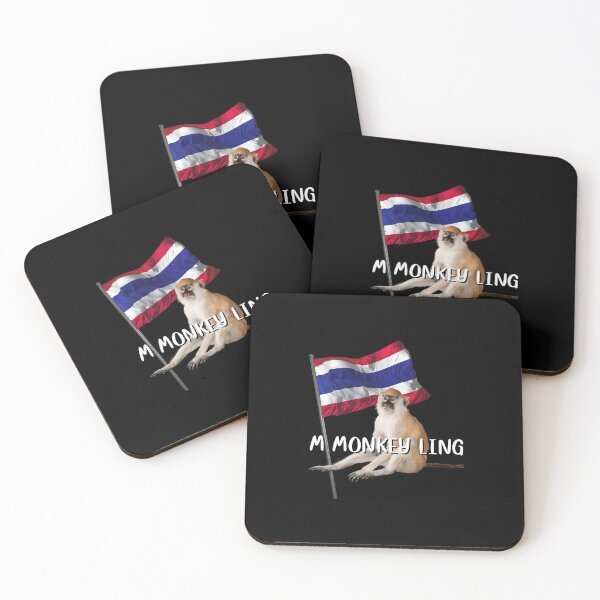 Item preview, M monkey ling, english alphabet to thai translation  designed and sold by pookamon14.
