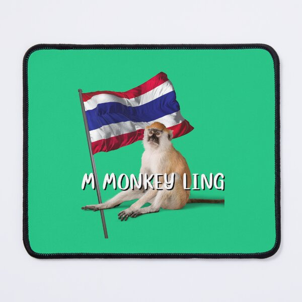 Item preview, M monkey ling, english alphabet to thai translation  designed and sold by pookamon14.