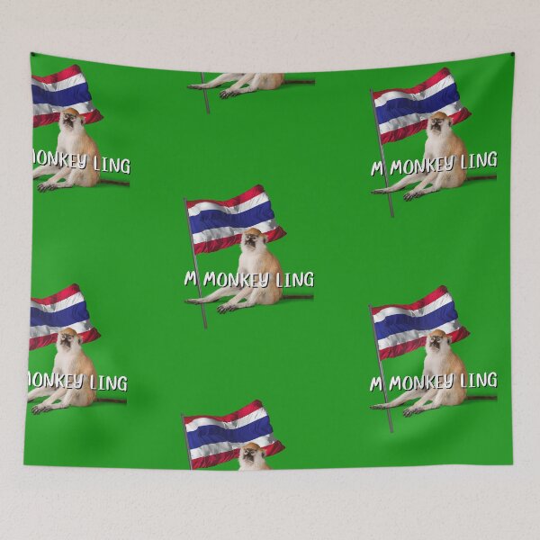 Item preview, M monkey ling, english alphabet to thai translation  designed and sold by pookamon14.