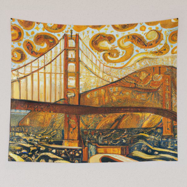 Item preview, Golden Gate Bridge designed and sold by shiitakicats.