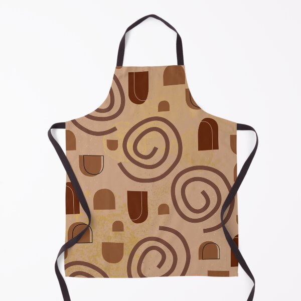 Item preview, Modern abstract shapes of brown designed and sold by andrasdesignssss.