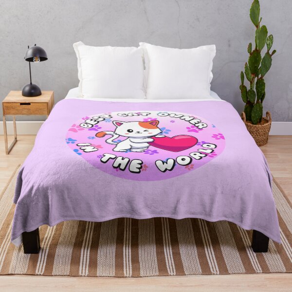 Artikelvorschau, Bester Katzenbesitzer der Welt Pawprints Pink entworfen und verkauft von everything4eva.