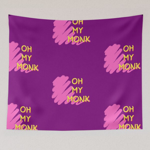 Item preview, Oh my monk, painting designed and sold by pookamon14.