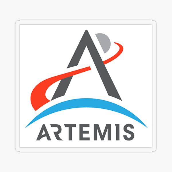 Pegatinas Artemis de la NASA sin burbujas – Yaxa Colombia