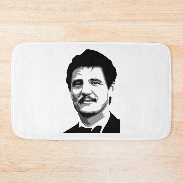 Item preview, Orgulloso Pedro Pascal Retrato en blanco y negro designed and sold by LarryDowell9652.