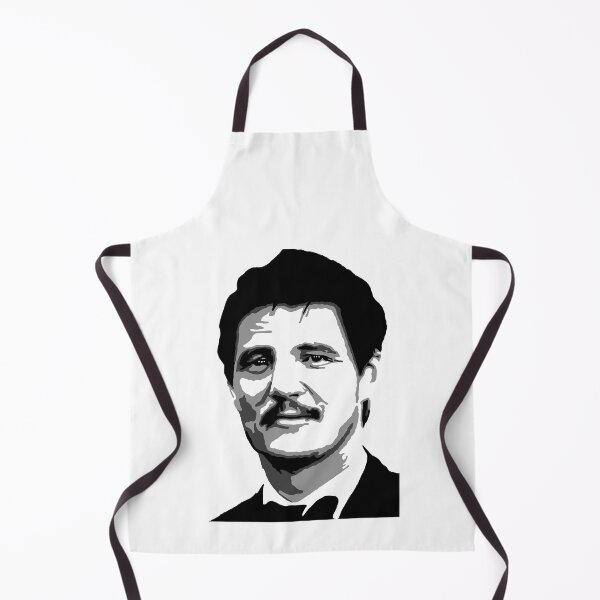Item preview, Proud Pedro Pascal Black and White Portrait Painting designed and sold by LarryDowell9652.