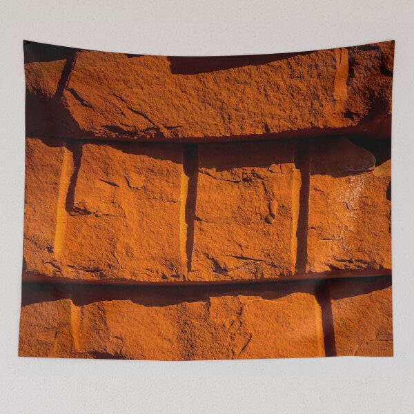 Item preview, Close up of large sand stones stacked designed and sold by Michael Deemer.