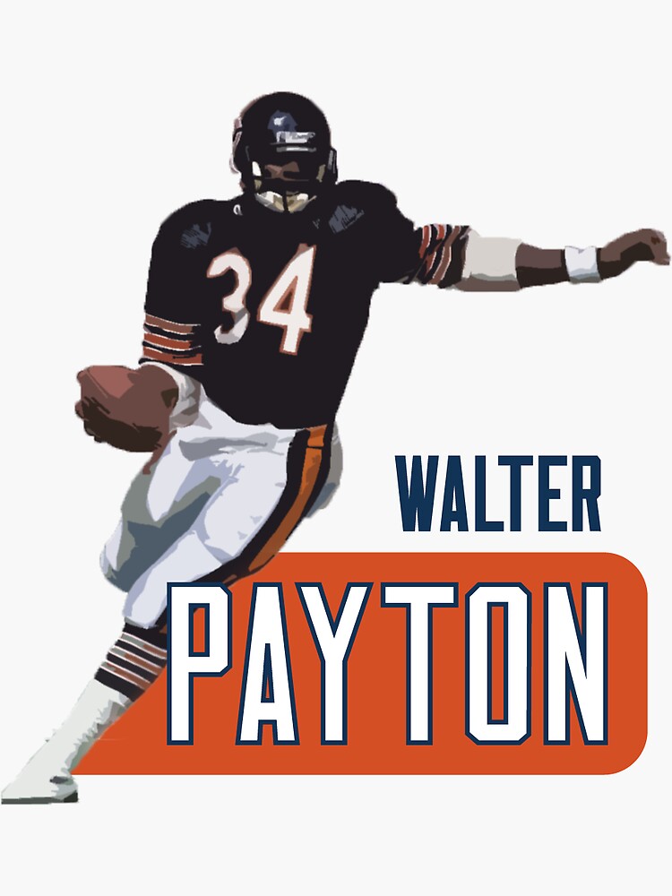 Walter Payton Jersey Pin for Sale by bsweat