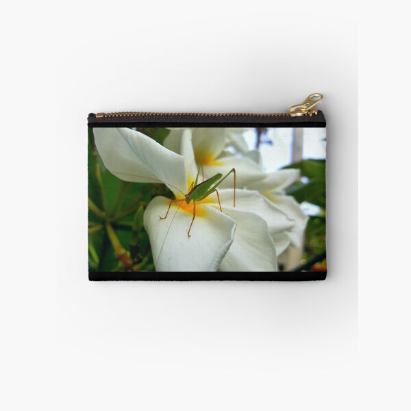 Item preview, Green Grasshopper on Franjipani designed and sold by mrose888.