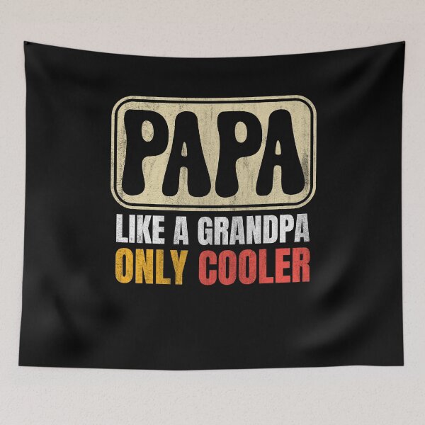 Item preview, PAPA like a Grandpa only cooler, Funny dad definition retro T-Shirt designed and sold by KGN  CREATIVITY.