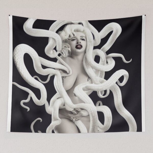 Item preview, Marilyn Medusa Snake Tentacle Goddess designed and sold by theniteflix.