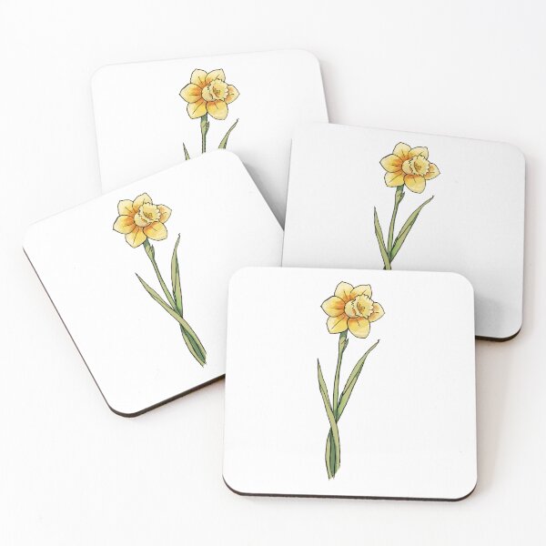 Item preview, December Birth Flower Yellow Narcissus designed and sold by Digi Artworks Store.