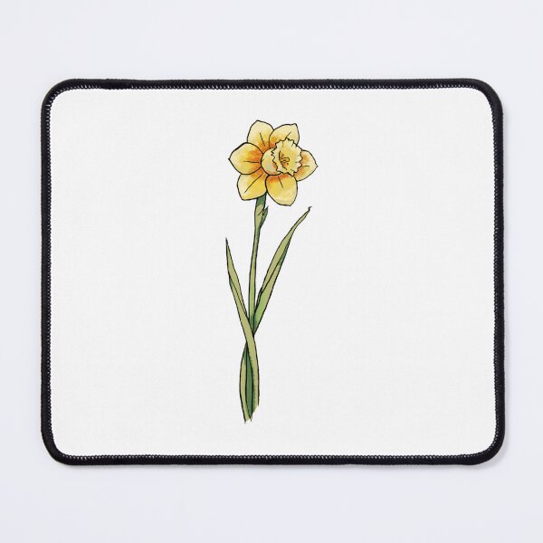 Item preview, December Birth Flower Yellow Narcissus designed and sold by Digi Artworks Store.