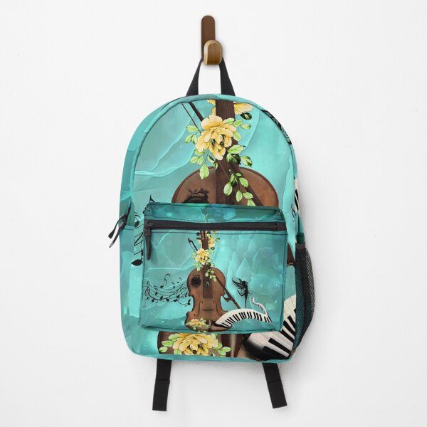 Item preview, Wondeful violin with piano and flowers designed and sold by nicky2342.