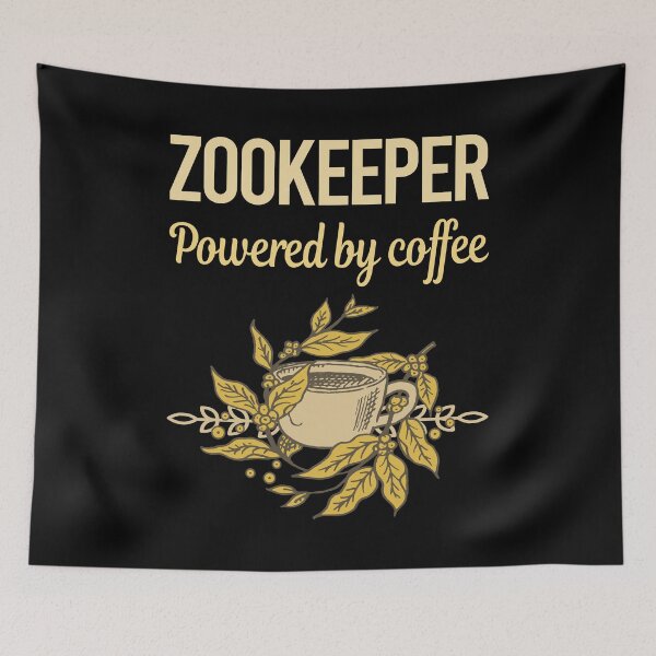 Item preview, Powered By Coffee Zookeeper designed and sold by cossinulsesj.