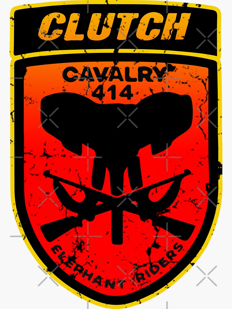 "Clutch Band Merch" Sticker for Sale by xxXVintageXxx Redbubble