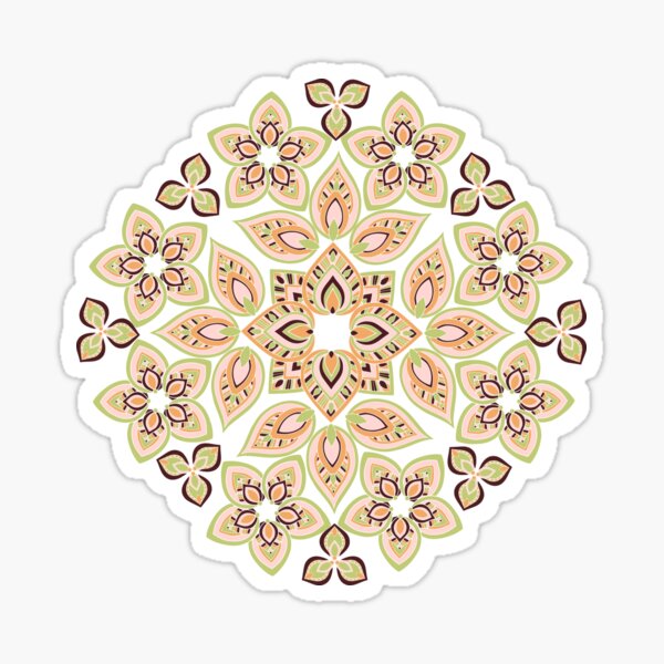 "Abstract Art Deco, Art Nouveau Style Vintage Art" Sticker for Sale by