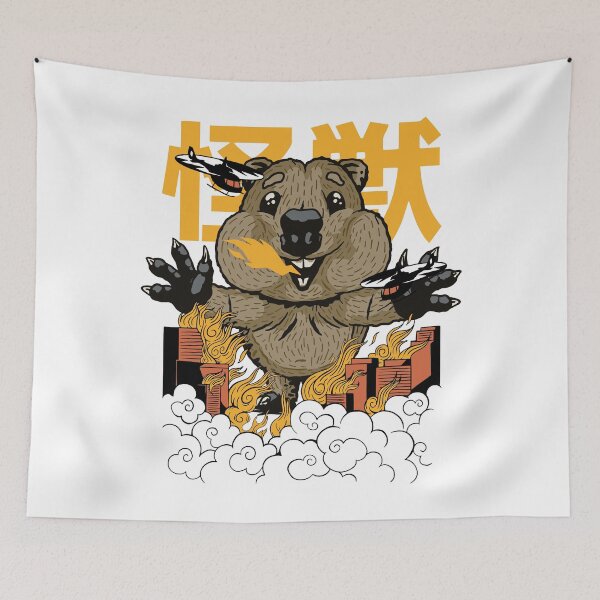 Item preview, Giant Quokka Australian Animal Japanese Aesthetic designed and sold by MrEddie10.