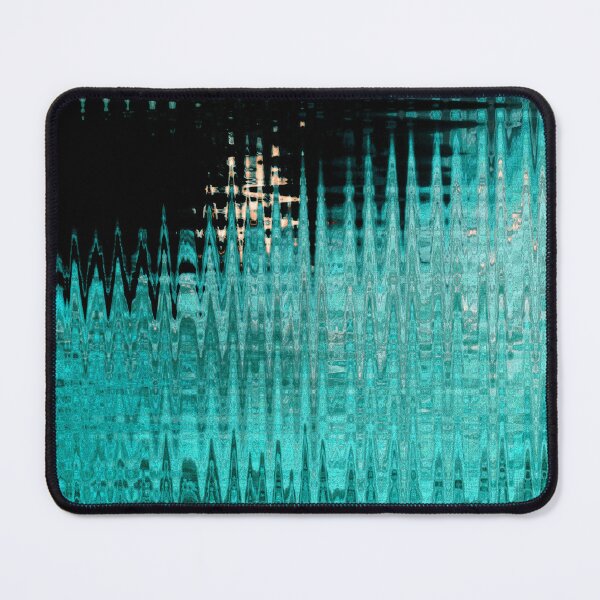 Item preview, Coastal Abstract Ocean Ripples Seagull Rocks in Light Teal Shades Water Aesthetic Reflection 2 of 4 designed and sold by Beachy.