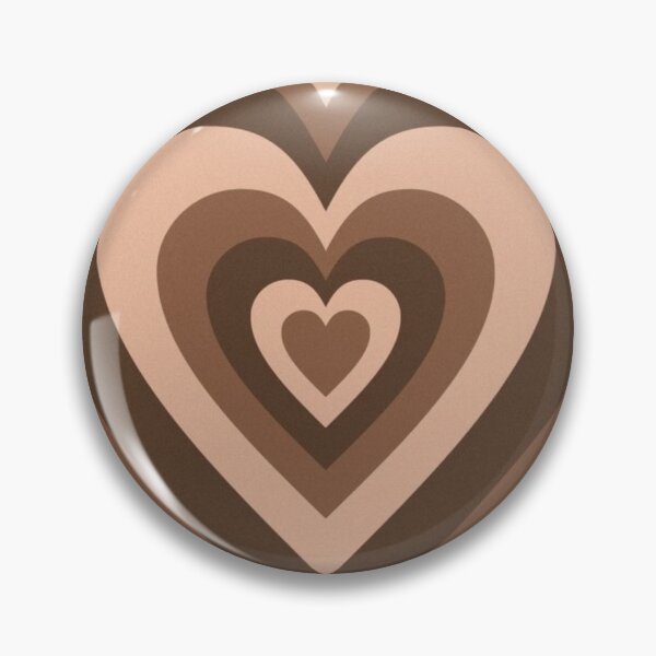Item preview, y2k brown heart aura aesthetic designed and sold by angelarchives.