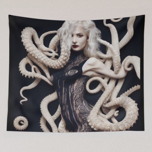 Item preview, Octopus Witch Tentacle Sea Goddess designed and sold by theniteflix.