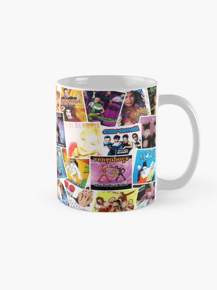 Alternate view of Bubblegum Dance Album Cover Scrambled Mug Coffee Mug