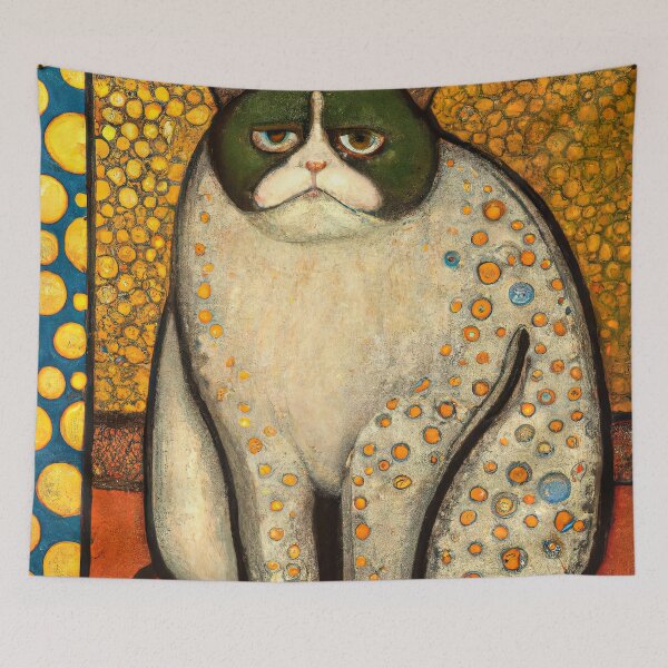 Item preview, Antique Cat designed and sold by shiitakicats.