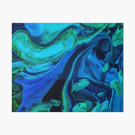 Blue Majesty Art Board Print