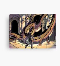 Facing the Dragon Canvas Print