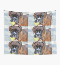 Tennis jedermann ?? ... -Boxer Dogs Series- Wandbehang