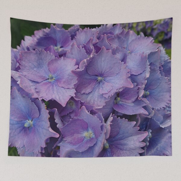 Item preview, Purple Hydrangea - common names Hydrangea or Hortensia designed and sold by Marilyn Harris.
