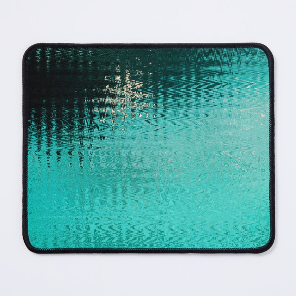 Item preview, Coastal Abstract Ocean Ripples Seagull Rocks in Light Teal Shades Water Aesthetic Reflection 3 of 4 designed and sold by Beachy.